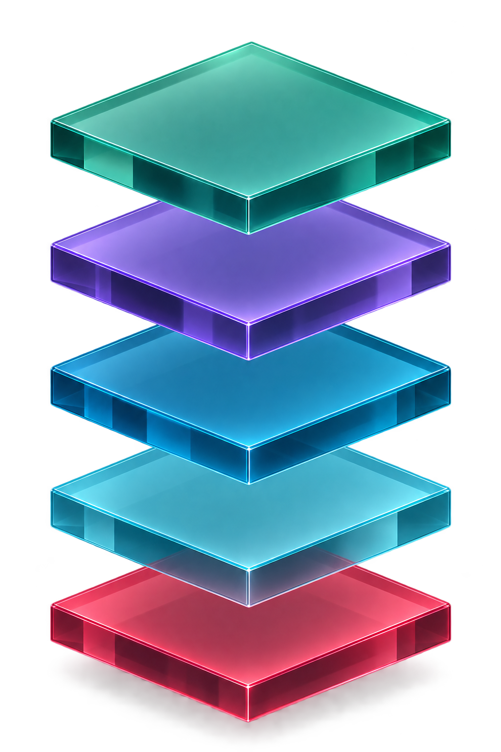 Five-layer ServiceNow estate stack